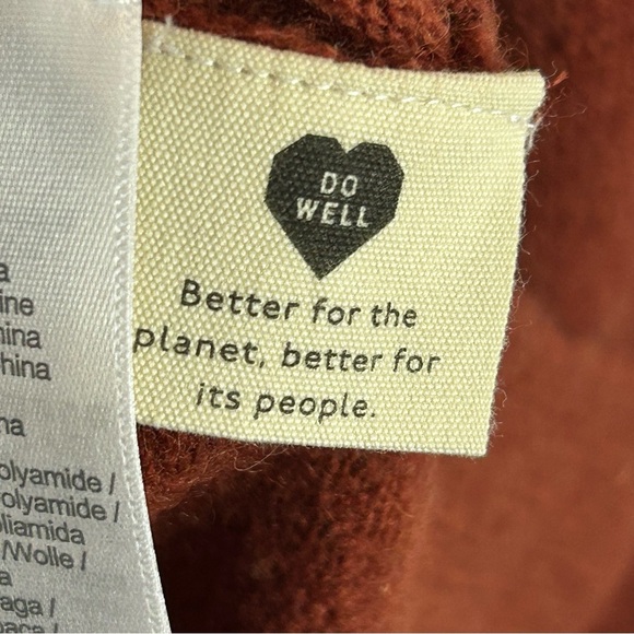 Madewell Alpaca Blend Orange Sweater Size Large - Picture 8 of 11